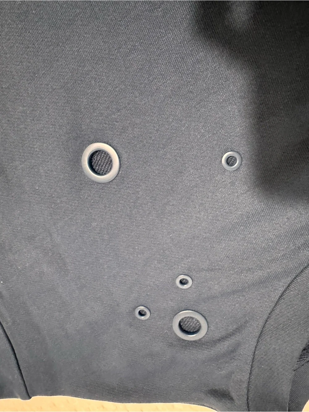 ALO Yoga Men’s Navy Crewneck with Grommet Eyelet Details